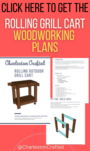 Outdoor grill cart woodworking plans