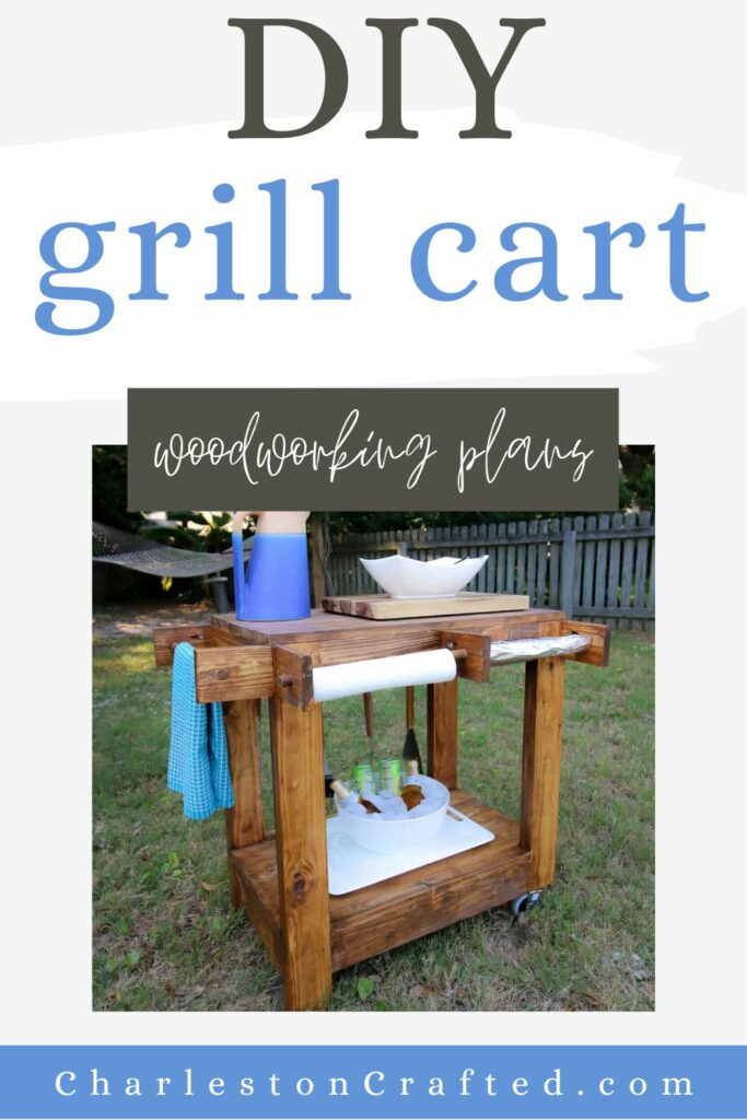 diy grill cart woodworking plans