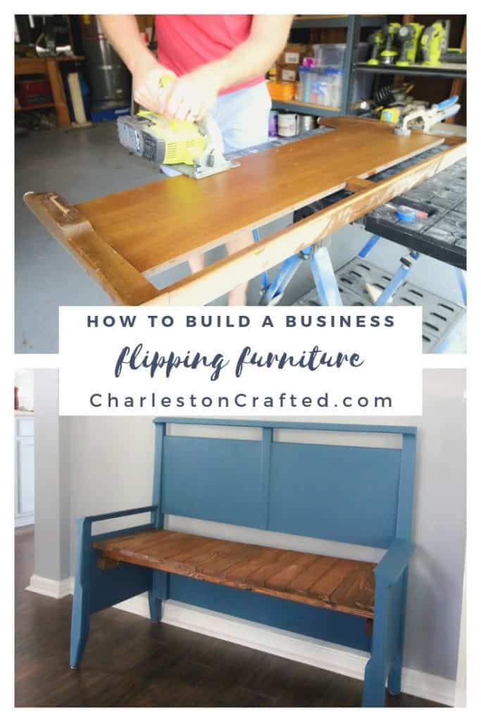 how to build a business flipping furniture