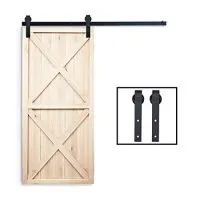 Barn door mounting hardware