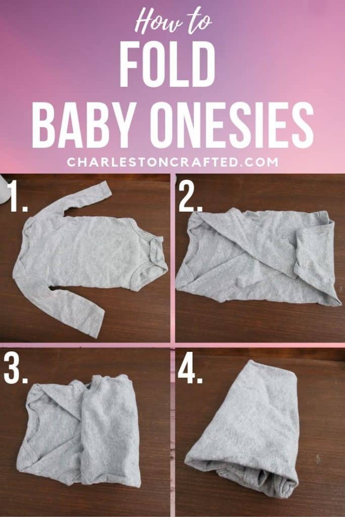 how to fold baby onesies