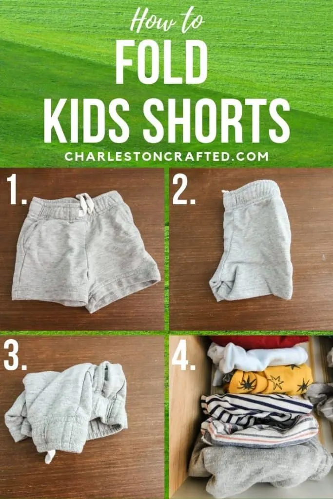 How to fold kids shorts