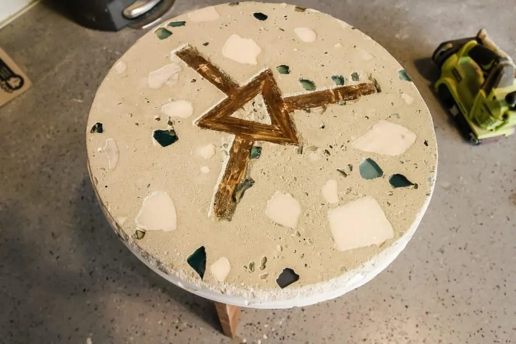 DIY Terrazzo Side Table - Charleston Crafted