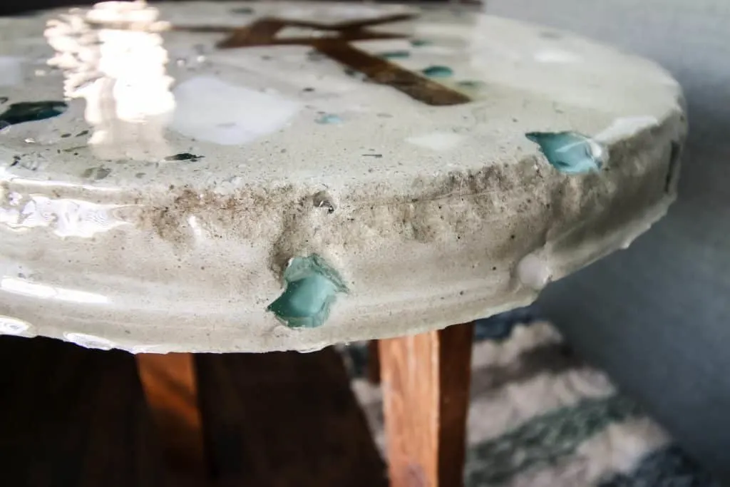 DIY Terrazzo Side Table - Charleston Crafted