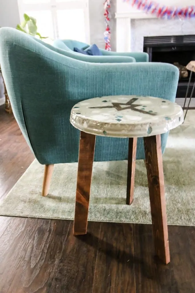 DIY Terrazzo Side Table - Charleston Crafted