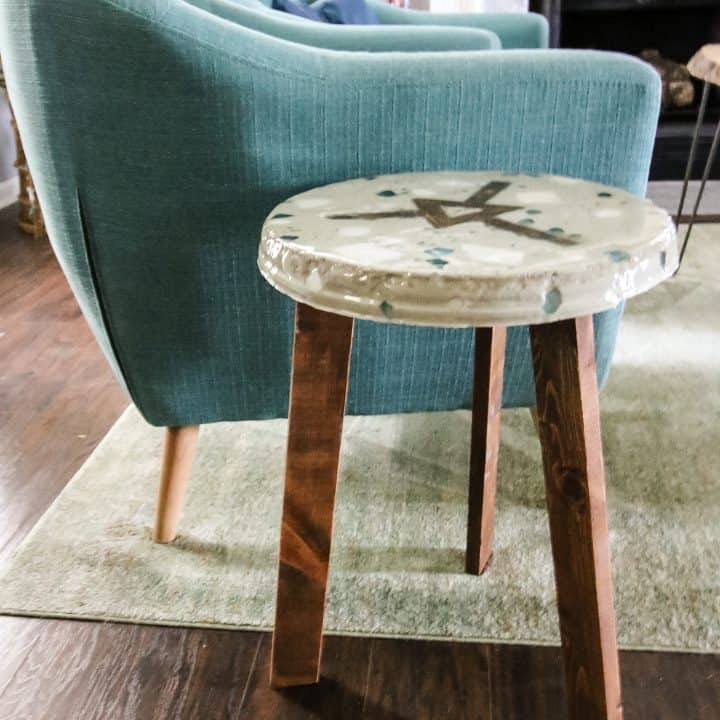 How to make a terrazzo side table