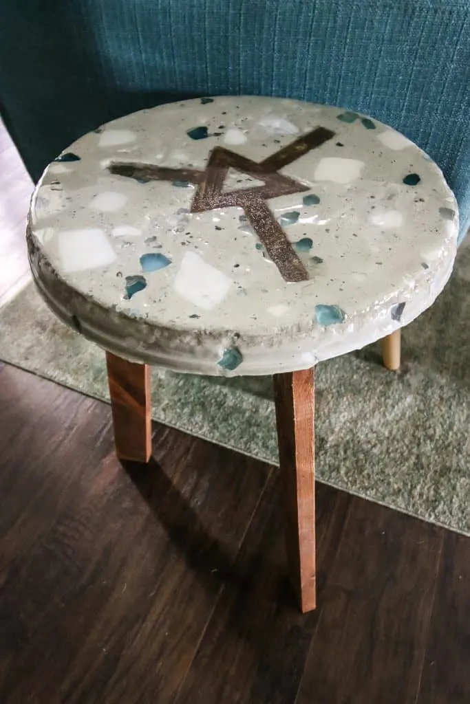 DIY Terrazzo Side Table - Charleston Crafted