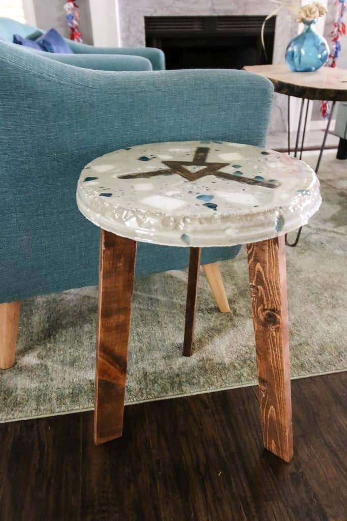 DIY Terrazzo Side Table - Charleston Crafted