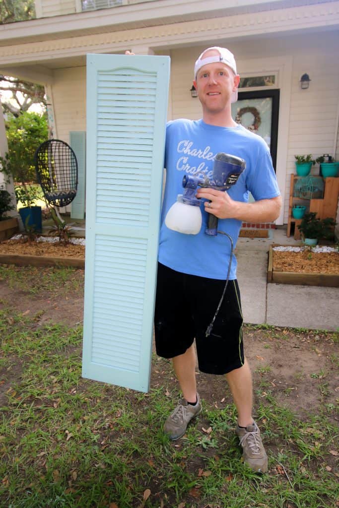 Easiest Way to Paint Shutters - Charleston Crafted