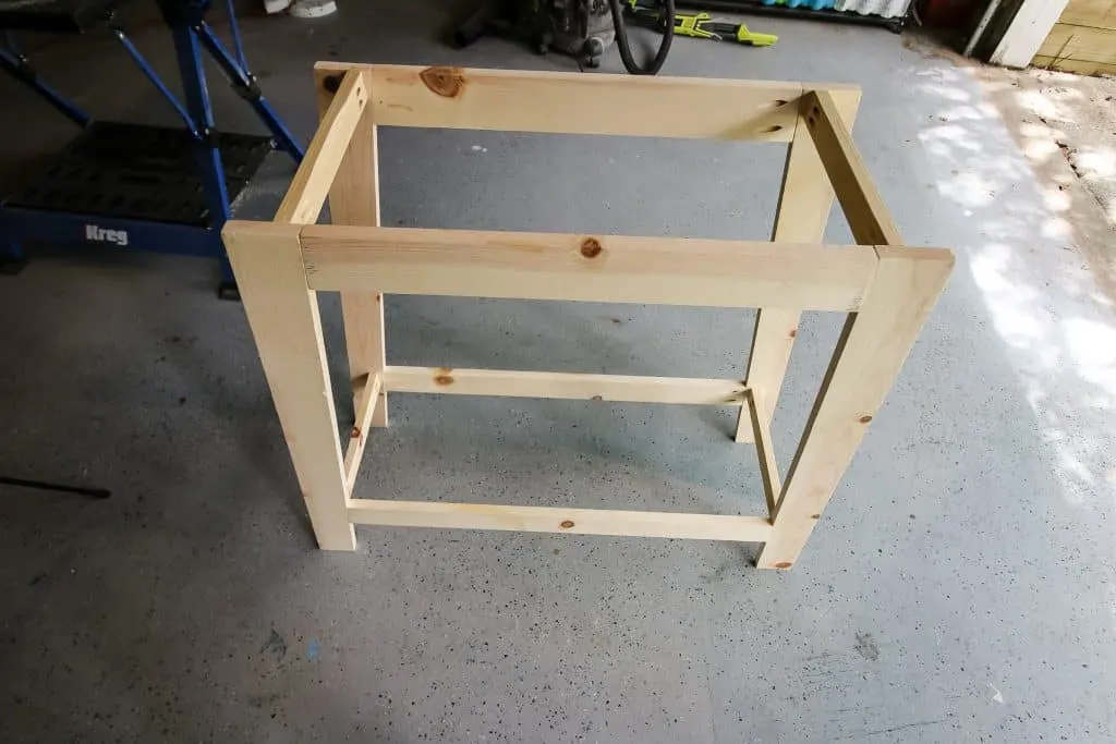Base frame of console table
