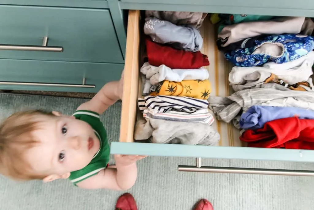 The Best Way to Organize Baby Clothes