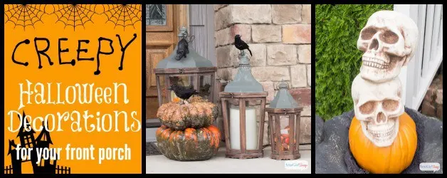 DIY Halloween Door Mat + Front Porch - House On Longwood Lane