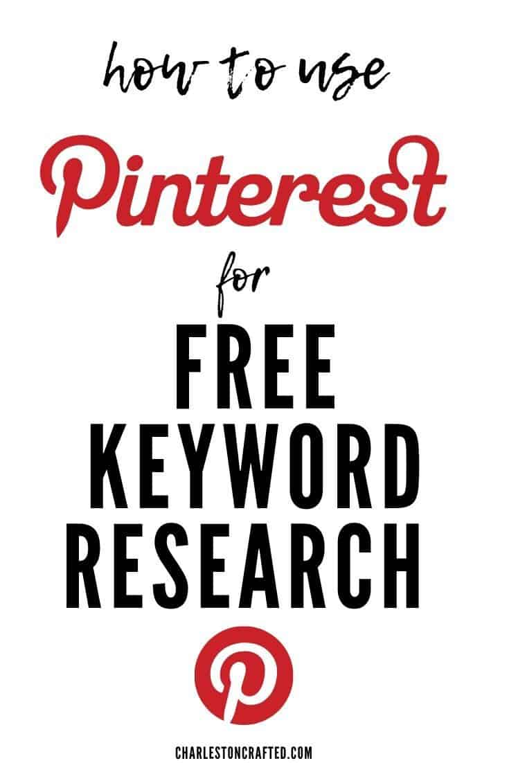 how to use pinterest for free keyword research