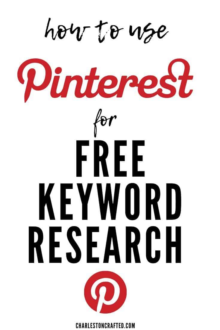 how to use pinterest for free keyword research