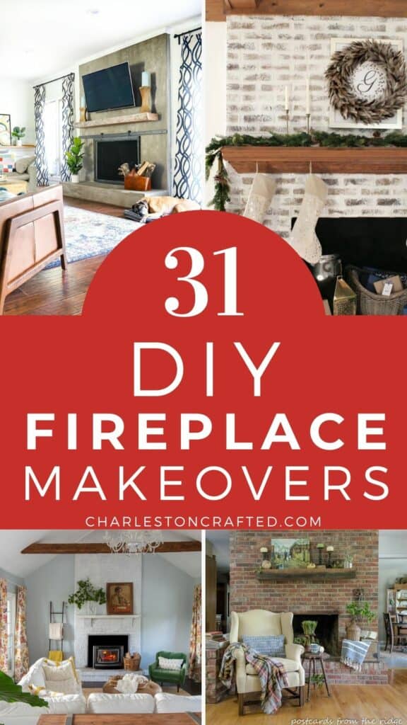 diy fireplace makeovers