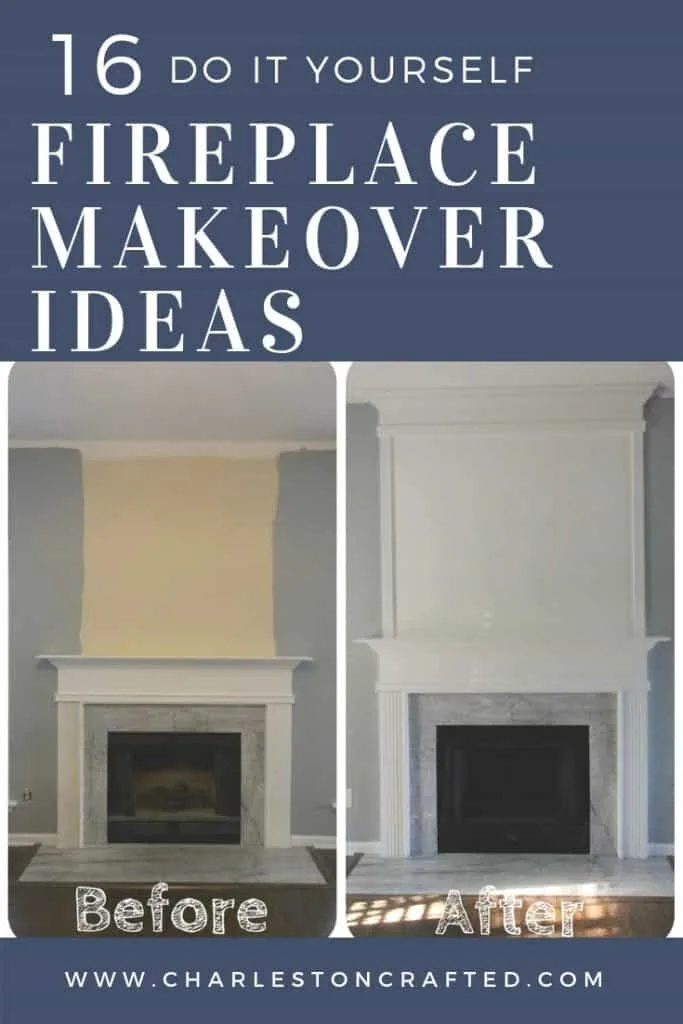 16 DIY fireplace makeover ideas