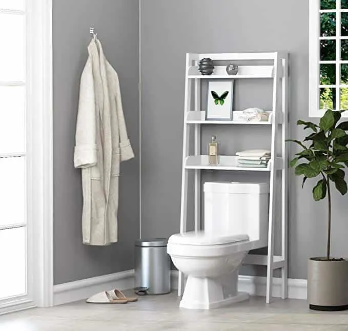 Over The Toilet Shelves: Think Inside The Box With Bathroom Ideas