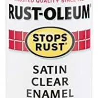 Rust-Oleum 285092 Stops Rust Spray Paint, 12-Ounce, Satin Clear