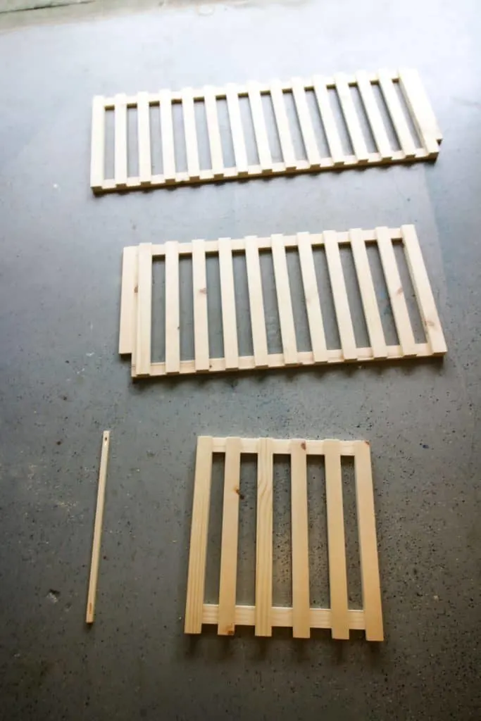 constructing a wooden playpen