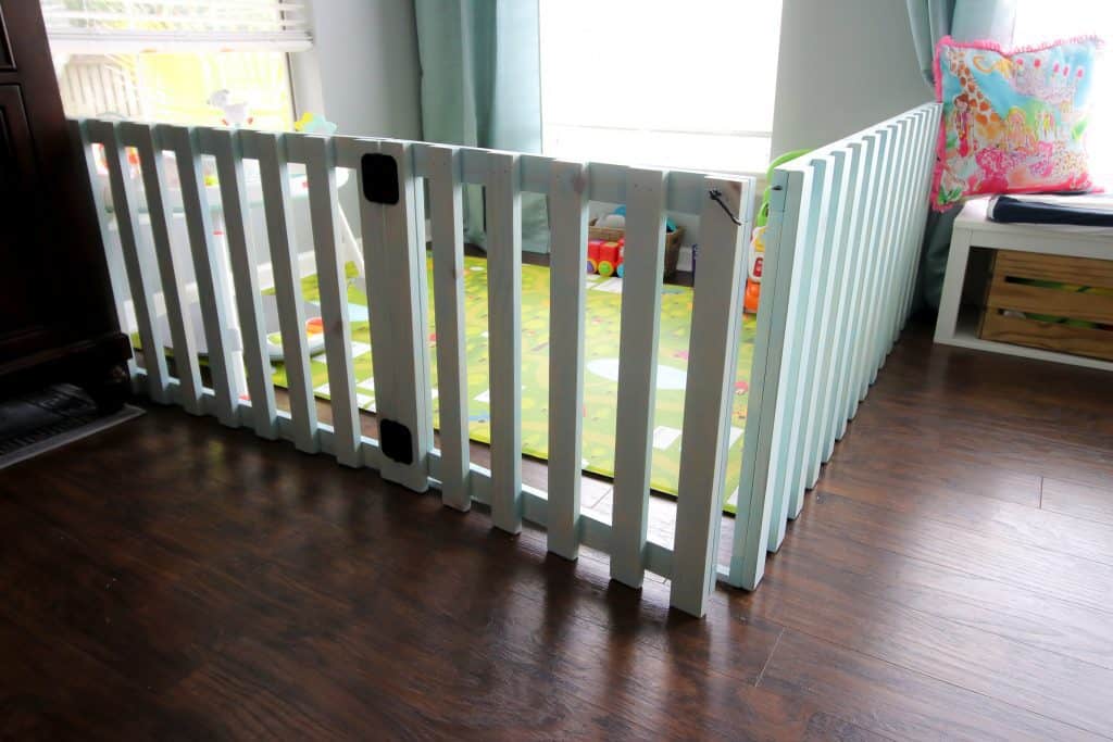 DIY Wood Baby Playpen