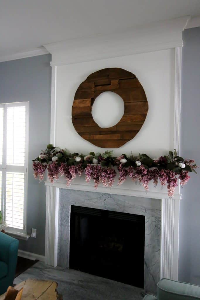 how to make a scrap wood wreath