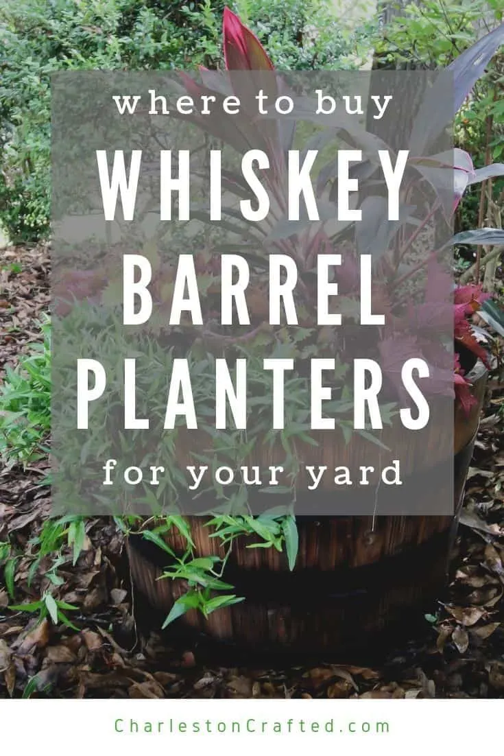 where to buy a whiskey barrel planter