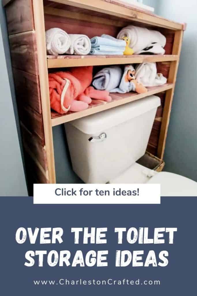 over the toilet storage ideas
