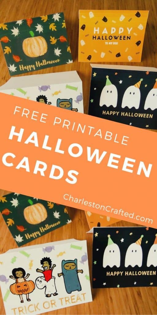 FREE Printable Halloween Greeting Cards