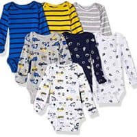 Carter's Baby Boys' 7-Pack Long-Sleeve Bodysuits