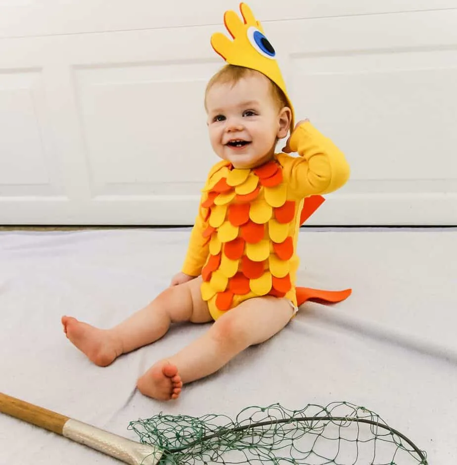 DIY Baby Fish Costume