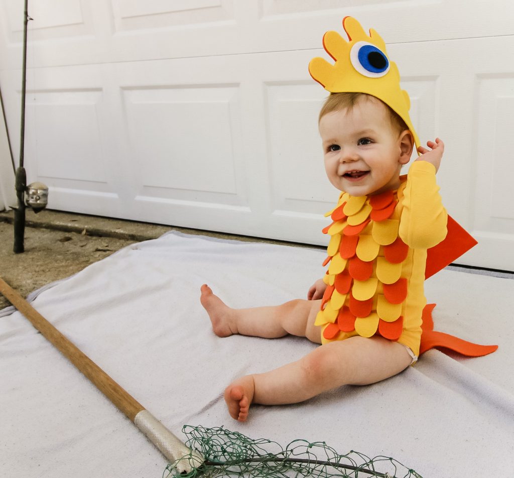 DIY baby fish costume idea