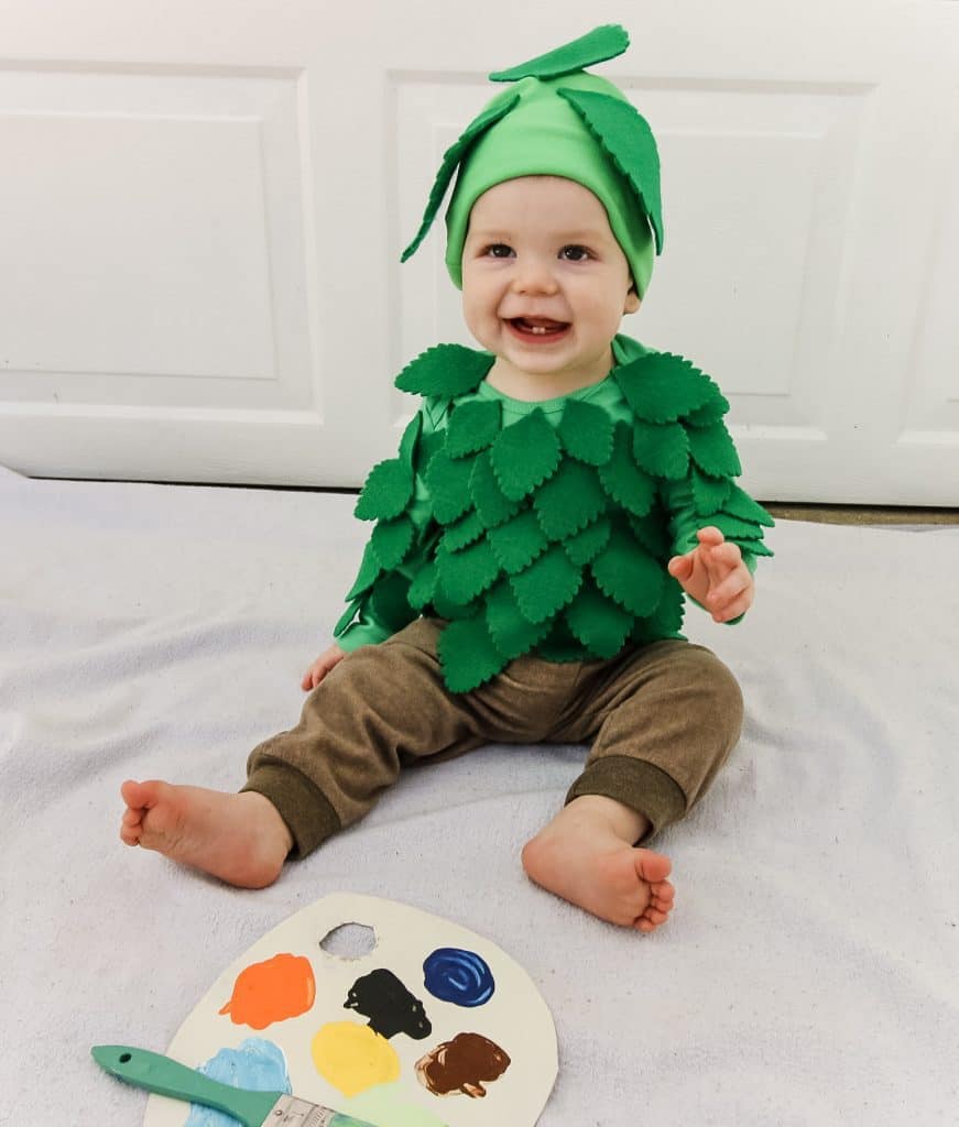 DIY Tree Costume for a Baby