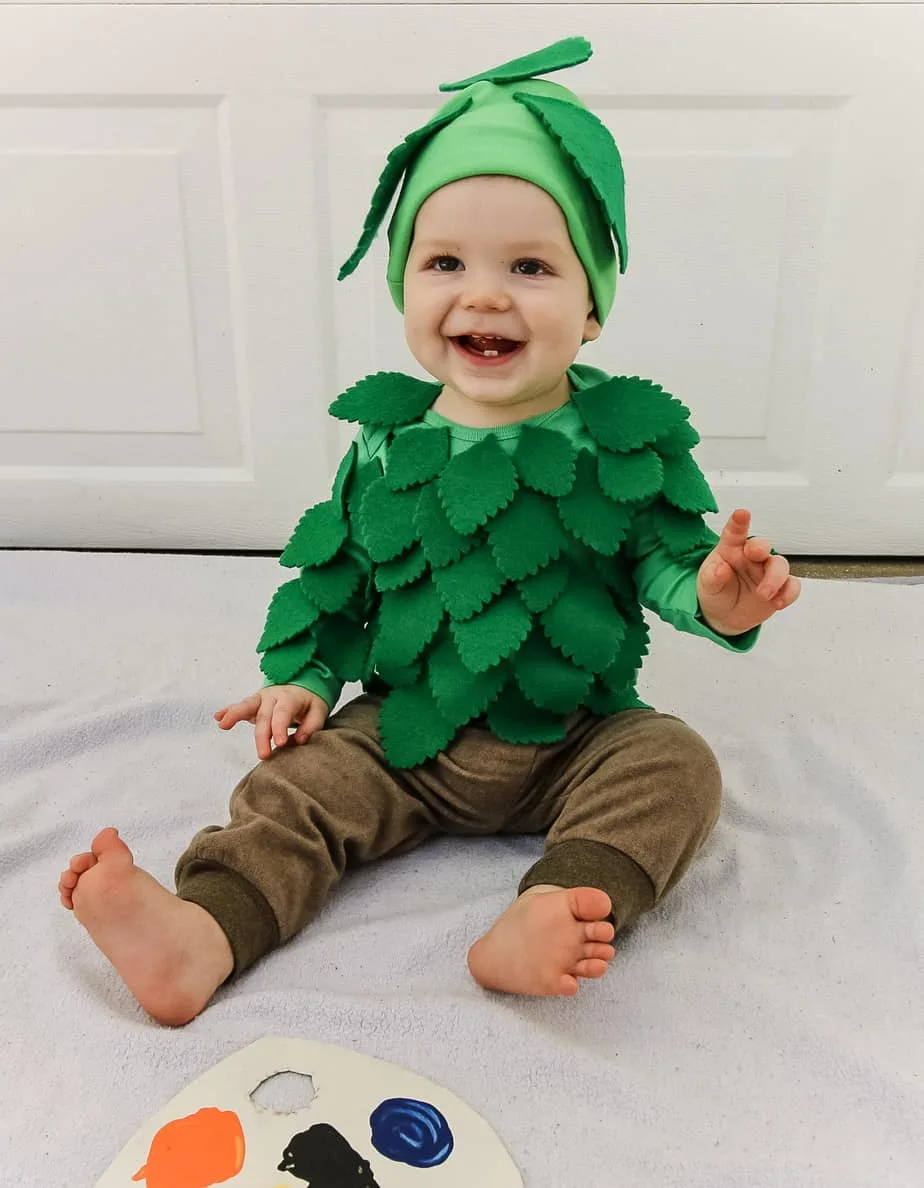 DIY Tree Costume for a Baby