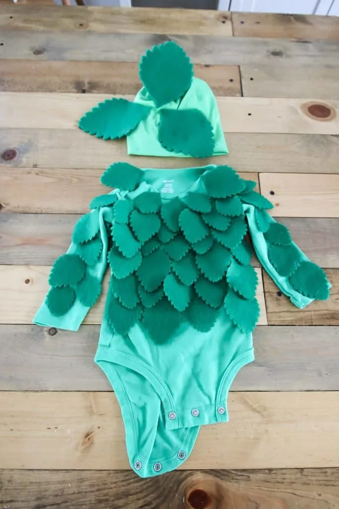 DIY Tree Costume for a Baby