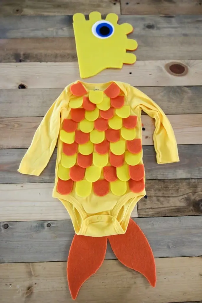 DIY baby fish costume idea