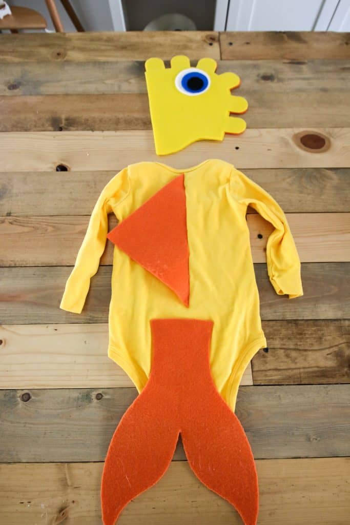 DIY baby fish costume idea