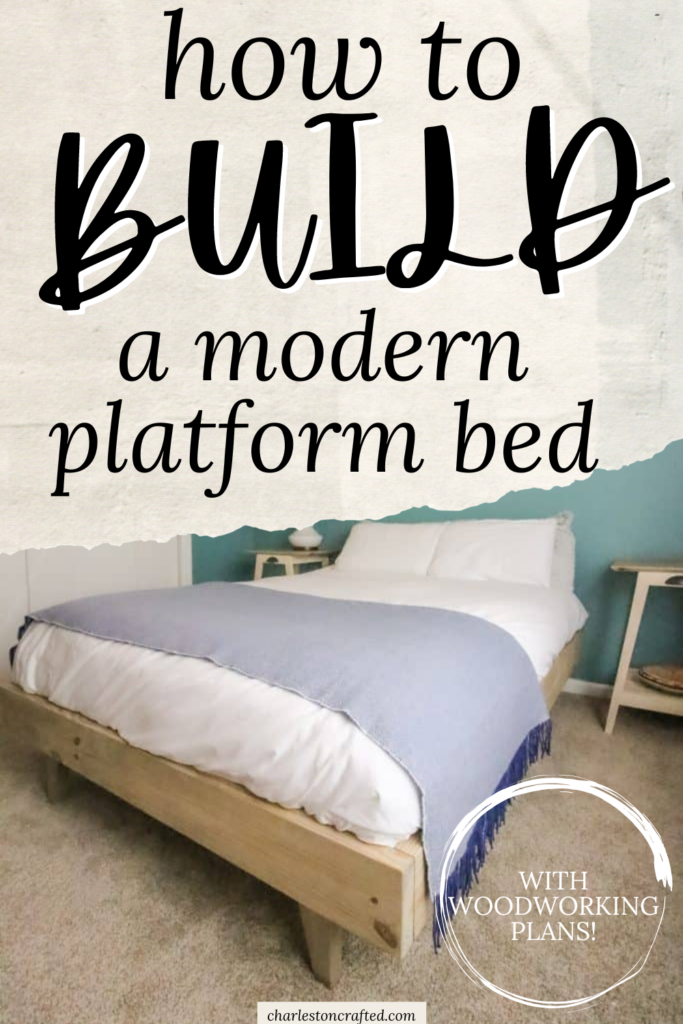 how to build a platform bed - Charleston Crafted