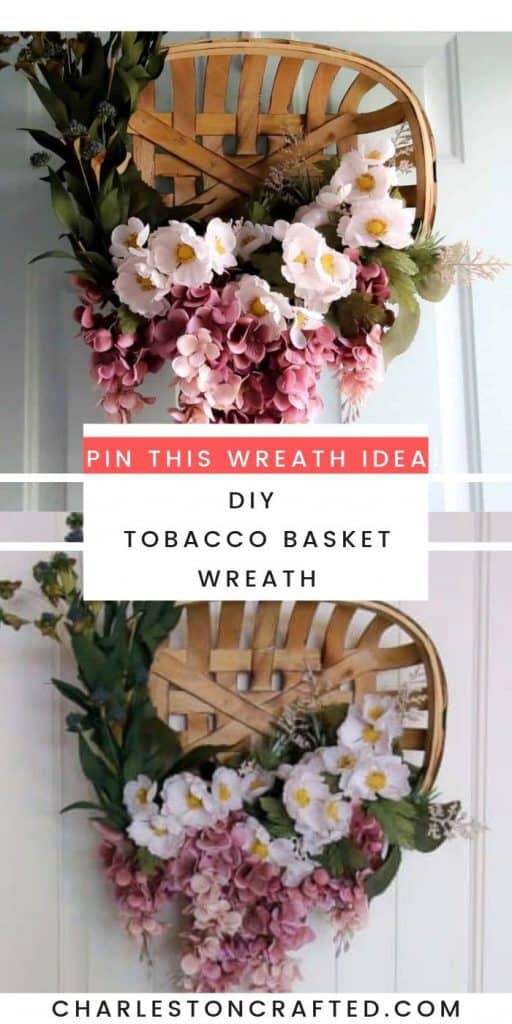 How to make a tobacco basket wreath