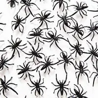 Plastic Spiders, 72 Pack