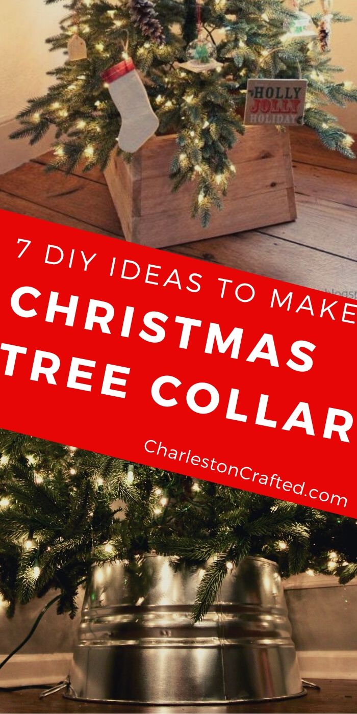 7 DIY ideas for how to make a DIY Christmas tree collar