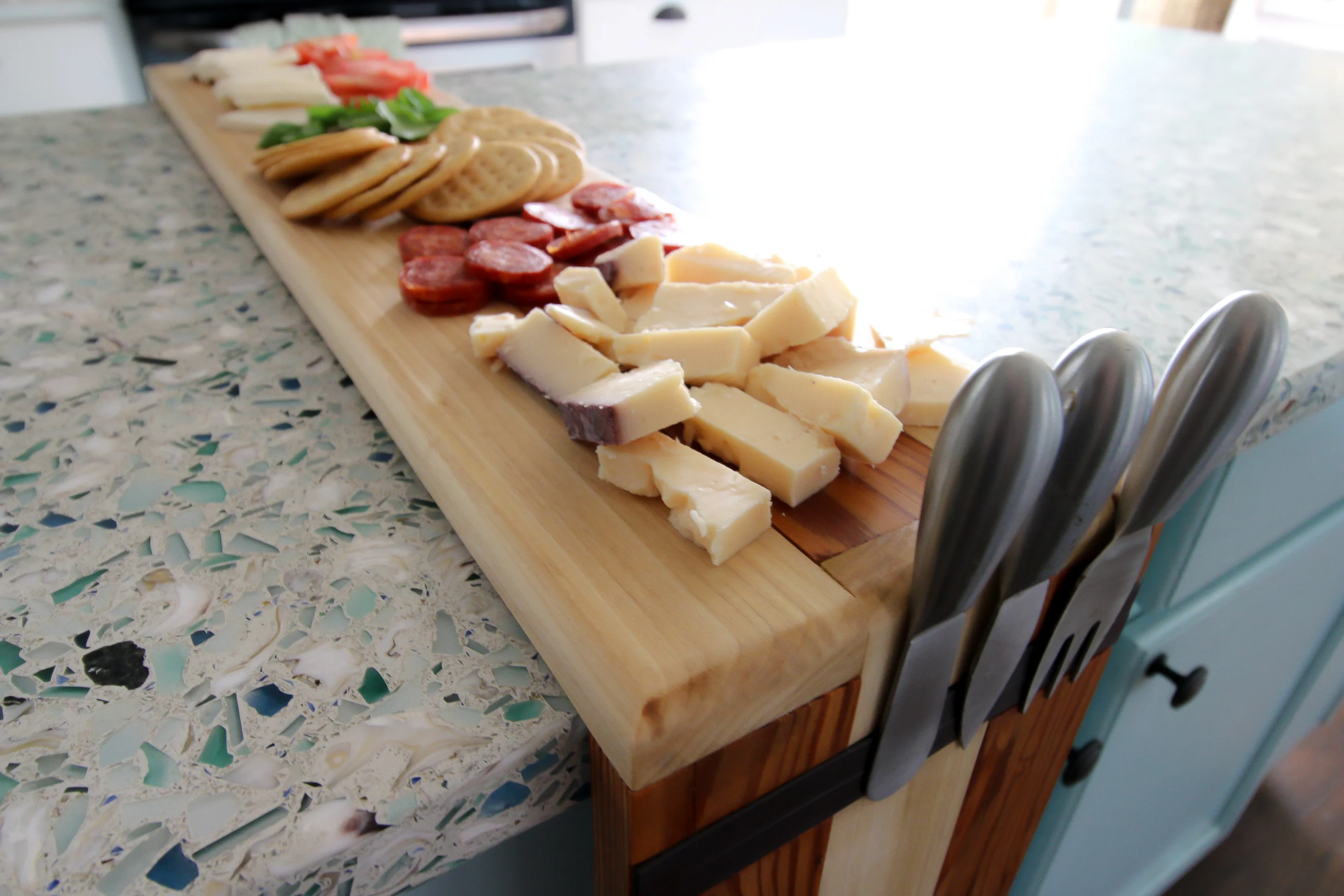 Waterfall Edge Cheese Board - Charleston Crafted