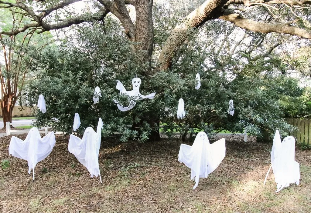 Halloween Ghost Yard Decor sponsored by Wayfair