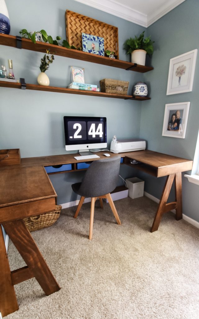 Desk from left