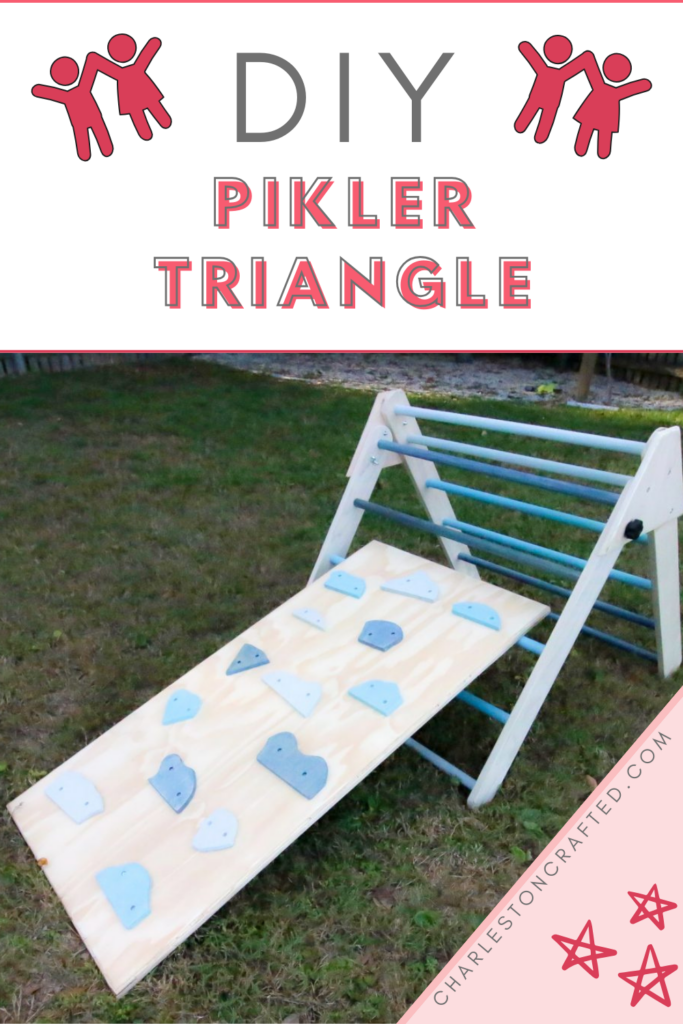 DIY pikler triangle tutorial - Charleston Crafted