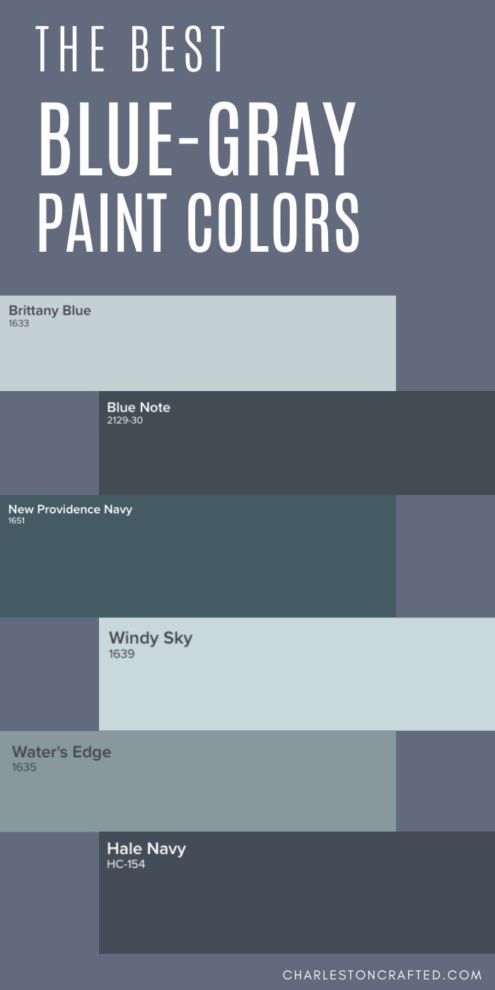 The 41 Best Blue Gray Paint Colors In 2020