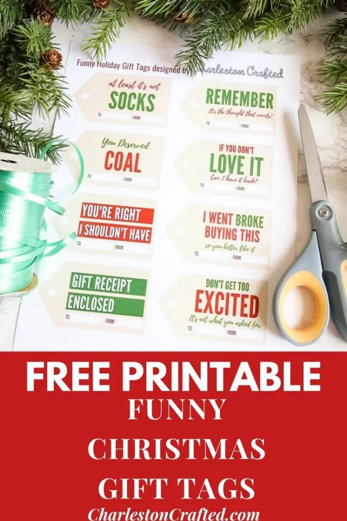 FREE Printable Funny Gift Tags