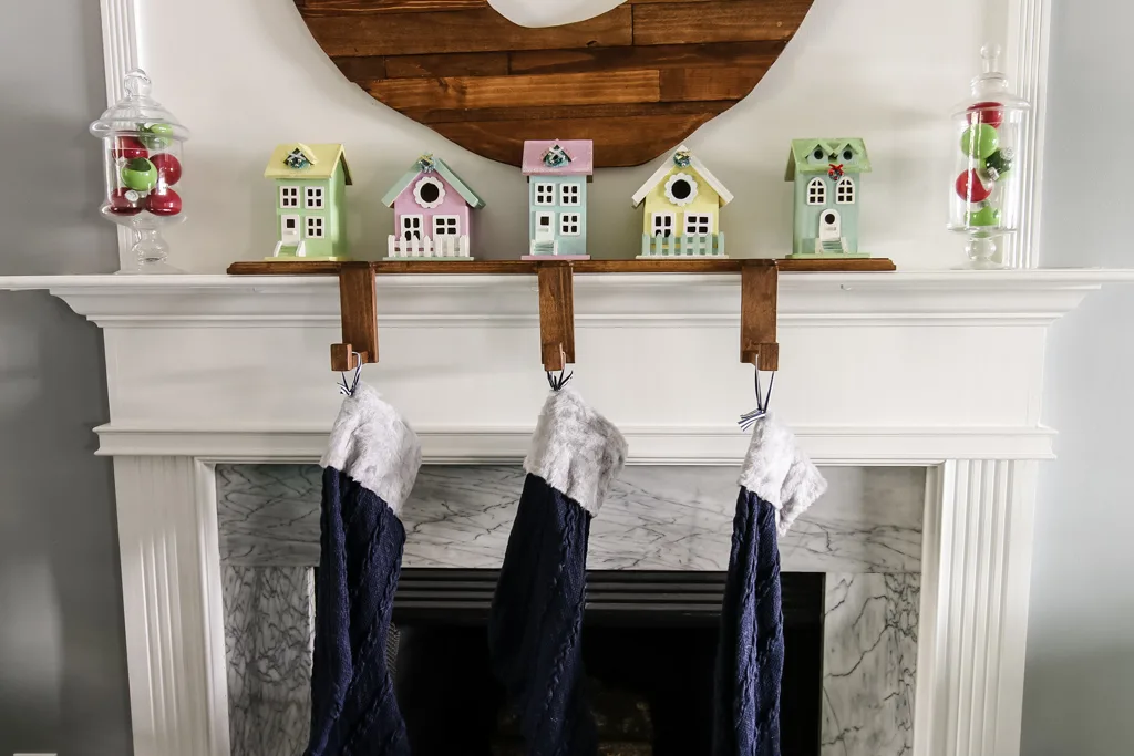 Wooden Stockings Holder - Charleston Crafted