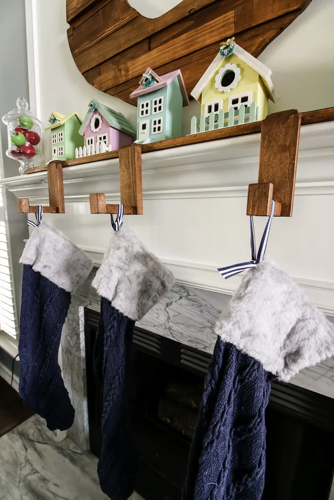 Side view of stockings holder