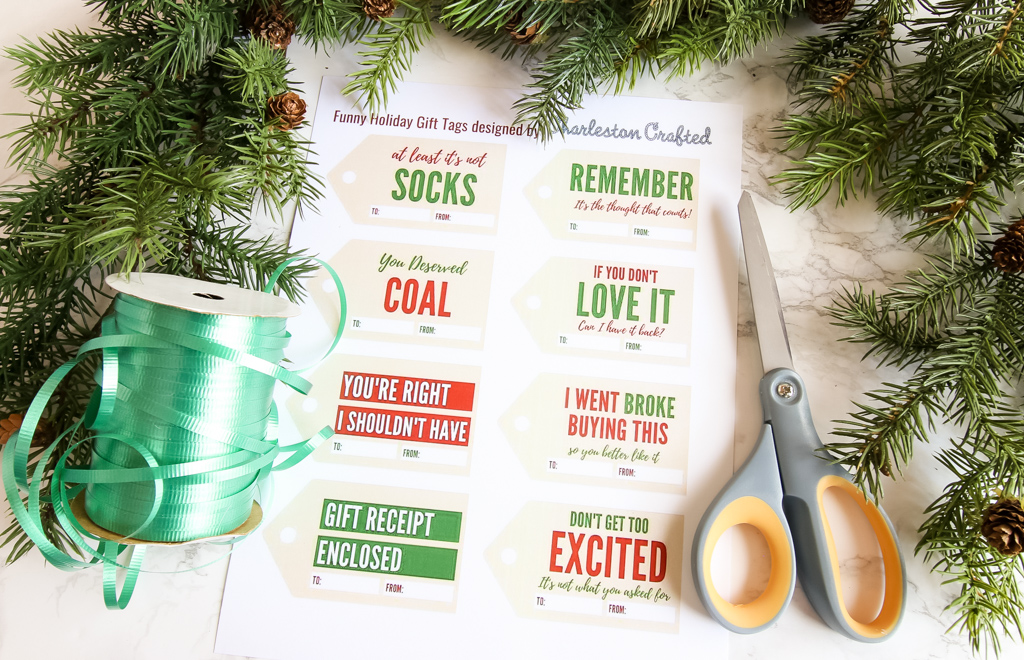 FREE Printable Funny Gift Tags