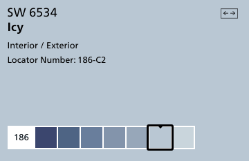 Icy by Sherwin Williams (SW6534)